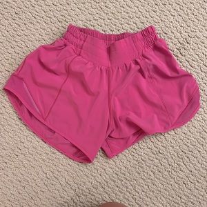 SONIC PINK lululemon shorts